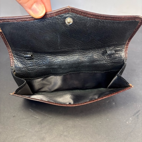 Brighton Plaid & Leather Wallet - Picture 4 of 13